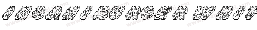 insaniburger white cheese字体转换
